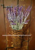 #WGFLW-CM Primitive "Caramel" Flower Basket MADE IN THE USA