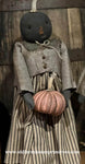 #DAWF14 Primitive "MS SIERRA" Pumpkin 🎃 Doll MADE IN USA!