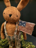 #POFO15 Primitive Patriotic Bunny