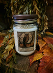 #WHOOJAR16  Herbal Star 🦉 "Cinnamon, Clove & Pumpkin" 16oz Soy Wax Jar Candle