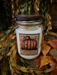 #HC16NP "Pumpkin Star Patch" 16 oz Soy Wax Jar