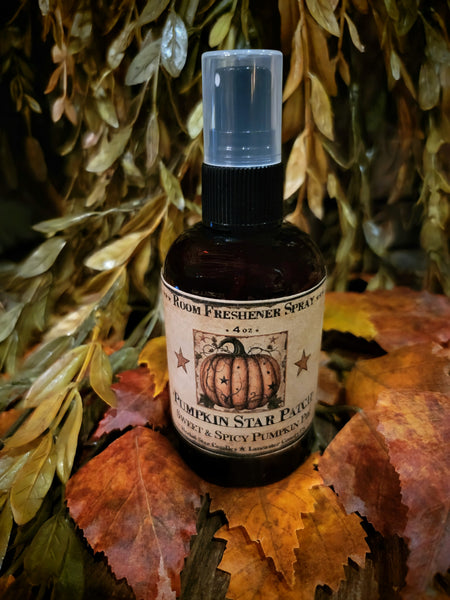 #HCNPRS "Pumpkin Star Patch" 4oz Room Spray by Herbal Star Candles