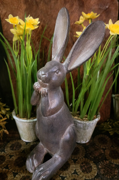 Black Resin Rabbit #N1804B