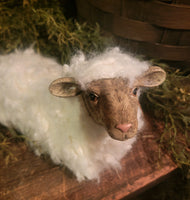 #AS1544L Primitive "Wooly" White Laying Sheep