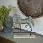 #E234154 Tabletop Horse On Stand