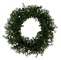 #6609FG  Primitive 24IN Wild Boxwood Wreath