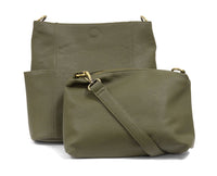 #L8089-03 "Olive" Kayleigh Side Pocket Bucket Bag