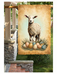 #LF-1107 "Easter Lamb" House/Yard Flag
