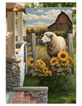 #LF-1099 "Sheep & Sunflowers" House/Yard Flag