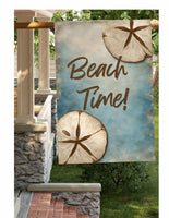 #LF-2505 "Beach Time" Large Yard/House Flag