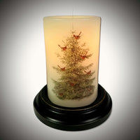 6VP-STC/V "Snowy Tree Cardinals" -Vanilla Wax Candle Sleeve