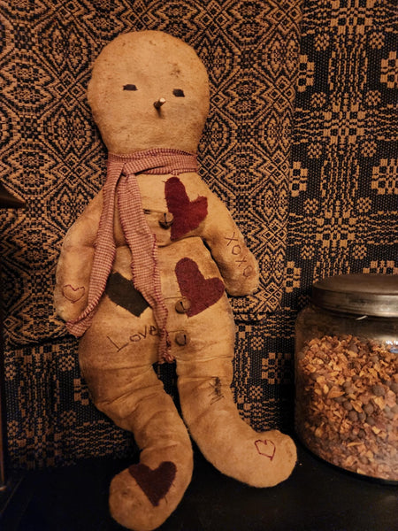 #PCDF29 Primitive Rag Stuffed ♥️ Snowman ⛄️