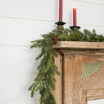 G219584 6Ft White Spruce & Tsuga Hemlock Garland