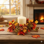 #42272-4  Brilliant Maple Candle Ring