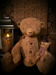 #PCDF37 Primitive Sitting Tattered and Torn Bear MADE IN AMERICA 🇺🇸