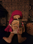 #PCDF13 Primitive "BELIEVE" Snowman ⛄️ Red Stocking Hat