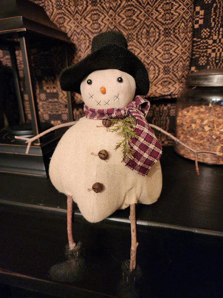 #PCDF12 Primitive Snowman ⛄️ With Stick Legs