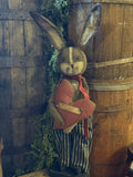 #HRL Primitive "HAROLD" Bunny By Dawn's Attic Treasures