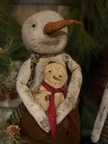 #SAM Primitive "SAM SNOWMAN & FRIEND" By Dawn's Attic Treasures