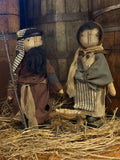 NTV Primitive NATIVITY SET By Dawn's Attic Treasures