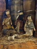NTV Primitive NATIVITY SET By Dawn's Attic Treasures
