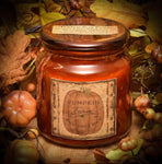 #HS18PSP Primitive Soy Blend "Pumpkin Star Patch" APOTHECARY 18 Ounce Jar (Made IN USA)