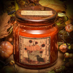 #HS18HRV Primitive Soy Blend "Harvest" APOTHECARY Candle 18 Ounce Jar (Made IN USA)