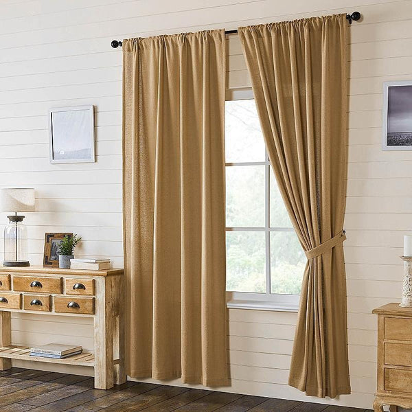 #6165 Burlap Natural Panel Set of 2 84x40In