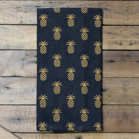 KT660011 Pineapple 🍍 Town Black Towel