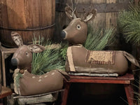 #DAWW8 Primitive "Buck" Deer  🦌 Sleigh Rides (Handmade in USA)