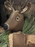 #DAWW8 Primitive "Buck" Deer  🦌 Sleigh Rides (Handmade in USA)
