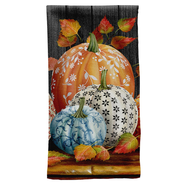 HT02082 Elegant Pumpkins Hand Towel