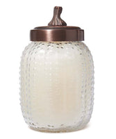 #JPUM143 Large White Pumpkin Chata Jar Candle