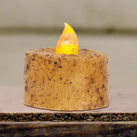 84039 Burnt Ivory Timer Tealight