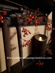 #41252B-ORB Primitive Orange Bittersweet Twig Garland #1 SELLER!