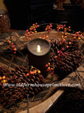 #41252B-ORB Primitive Orange Bittersweet Twig Garland #1 SELLER!