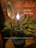 #CHS17 Colonial "Bridgewater" Tin Light (Made In USA)
