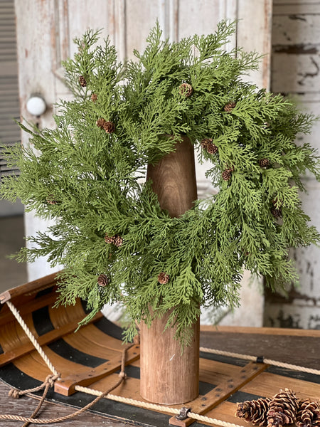 XK3780  24In North Rim Hemlock Wreath