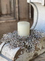 TE8985  3.5" Little Luna Leaves Candle Ring