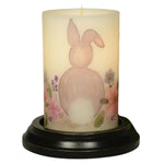 6VP-FPB/V  6In Flower Patch Bunny 🐰 - Candle Sleeve Vanilla