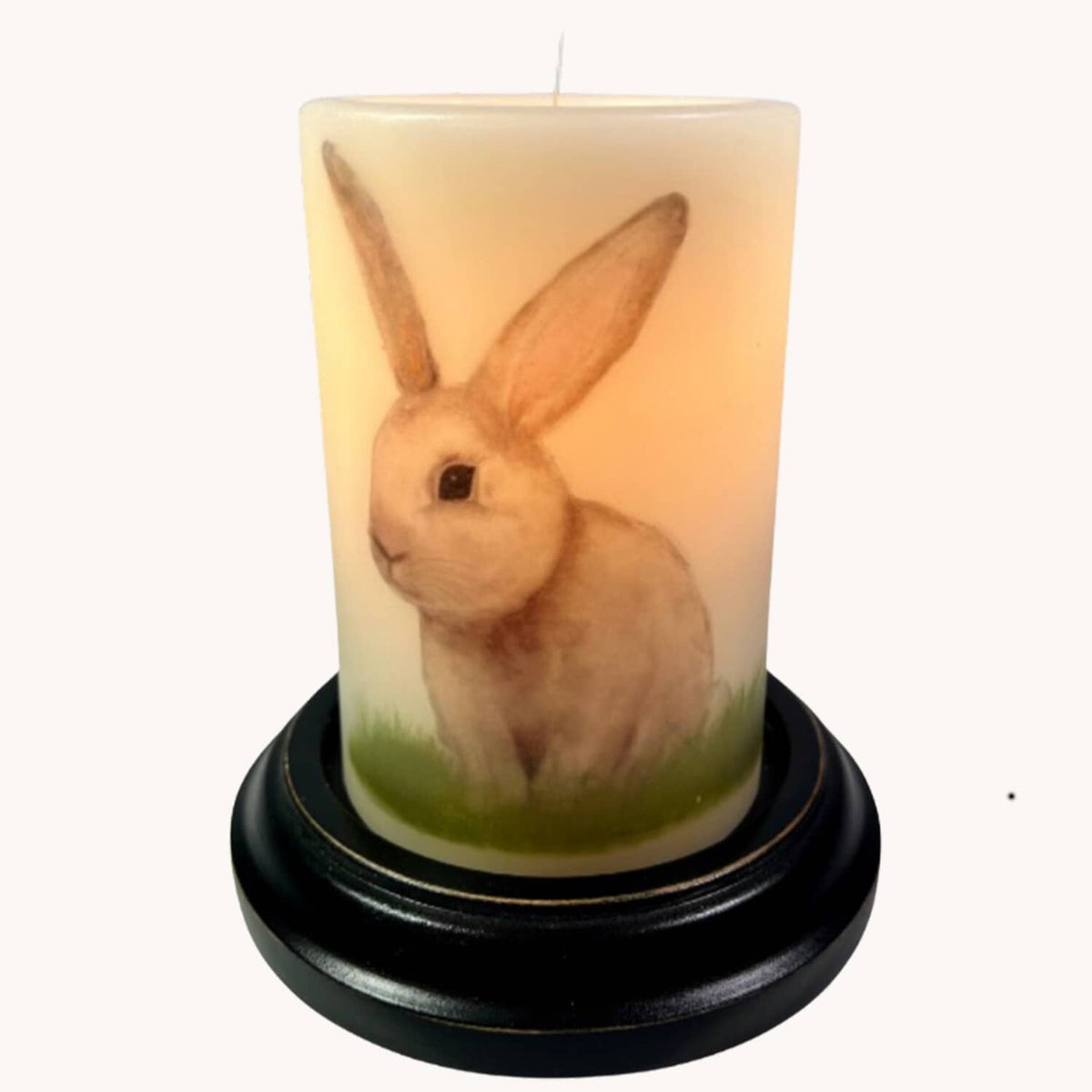 6VP-TBU/V 6In Tiny Bunny -Candle Sleeve Vanilla 🐰 – Old Farmhouse ...