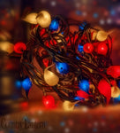 W35T-AMRC  35ct Teeny America Silicone Lights
