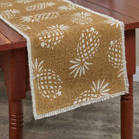 4990-120  Pineapple Table Runner 13x36