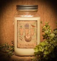 #PATCJAR24  Potting Shed Patchouli Mason Jar Candle-24oz