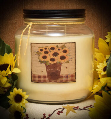 #SFCTJAR64  Sunflower Jar Candle-64oz 🌻
