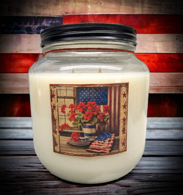 #AMTRJAR64  Farmhouse Cinnamon Jar Candle-64oz
