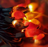 W50M-FL  50Ct Mini Fall Leaves Silicone String Lights