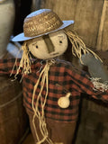 DAW-MRSCR  Primitive Standing Mr. Scarecrow 🐦‍⬛ Doll  MADE IN USA