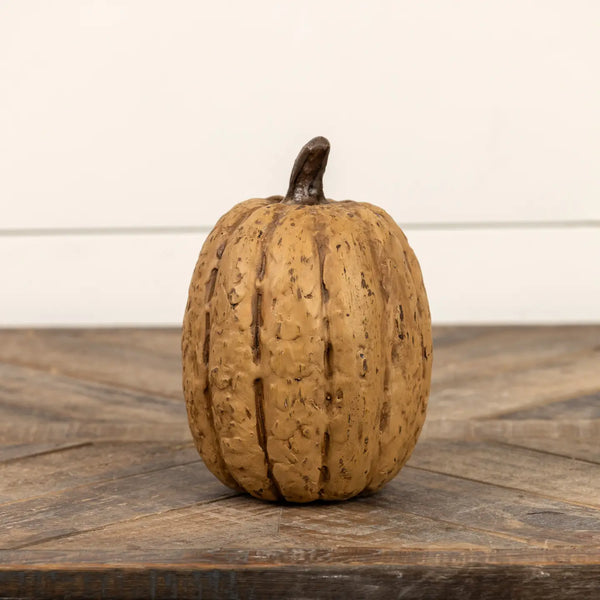 WS221187  7.5In Beige Tall Pumpkin