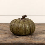 WS221197  5.75In Olive Green Short Pumpkin